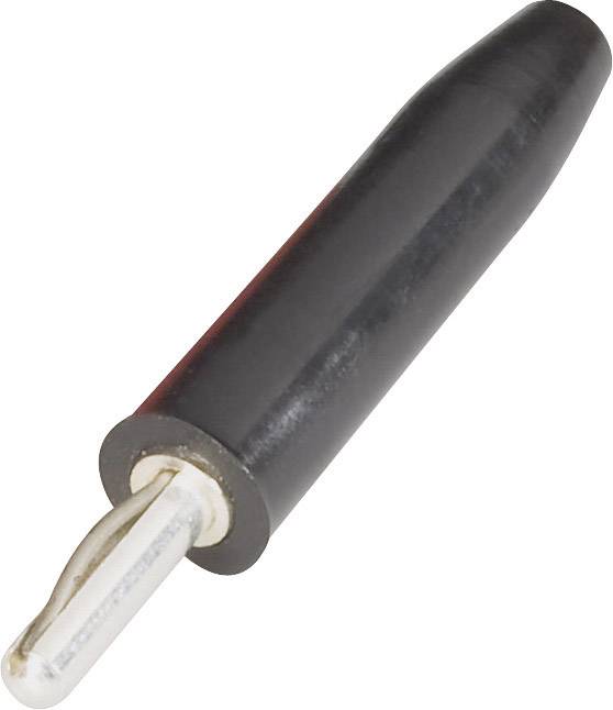 Schnepp F 2000 Straight blade plug Plug, straight Pin diameter: 2 mm Black