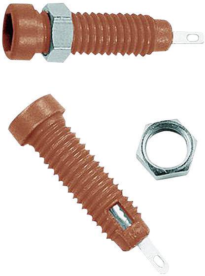 Stäubli LB2-IF Jack socket Socket, vertical vertical Pin diameter: 2 mm Red 1 pc(s)