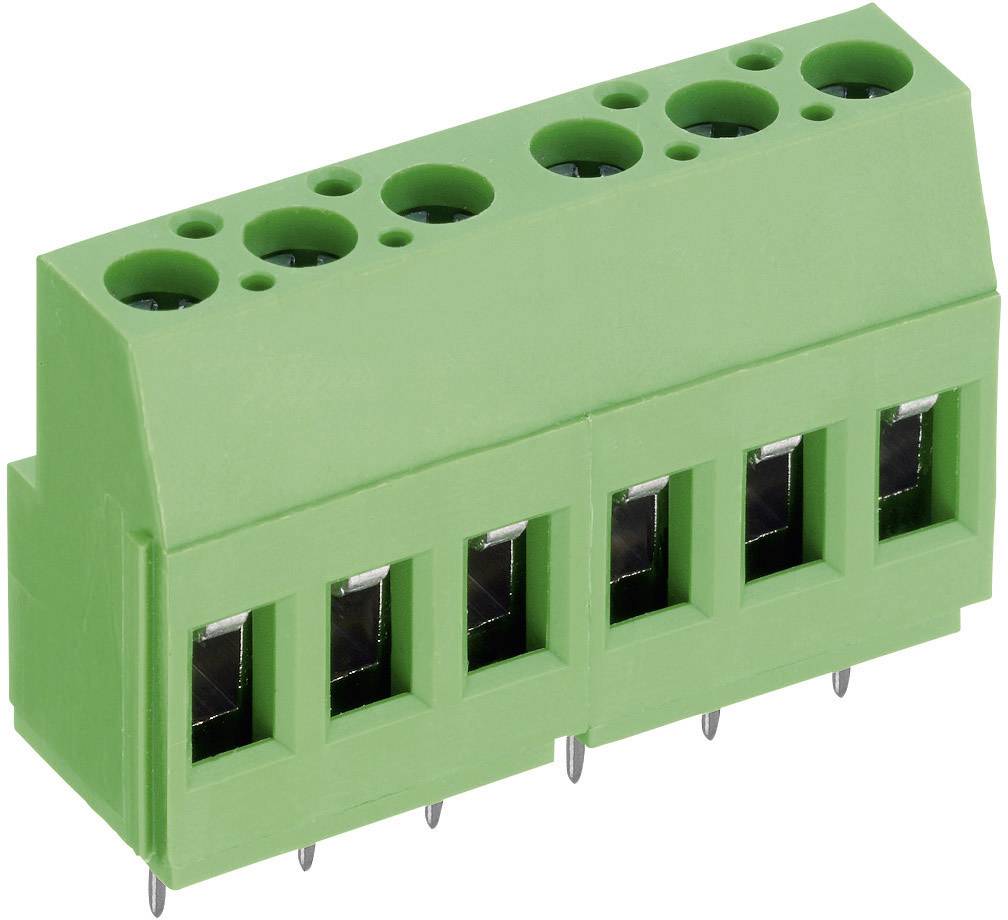 PTR Hartmann 50700020213F Screw terminal 2.50 mm² Number of pins 2 Green