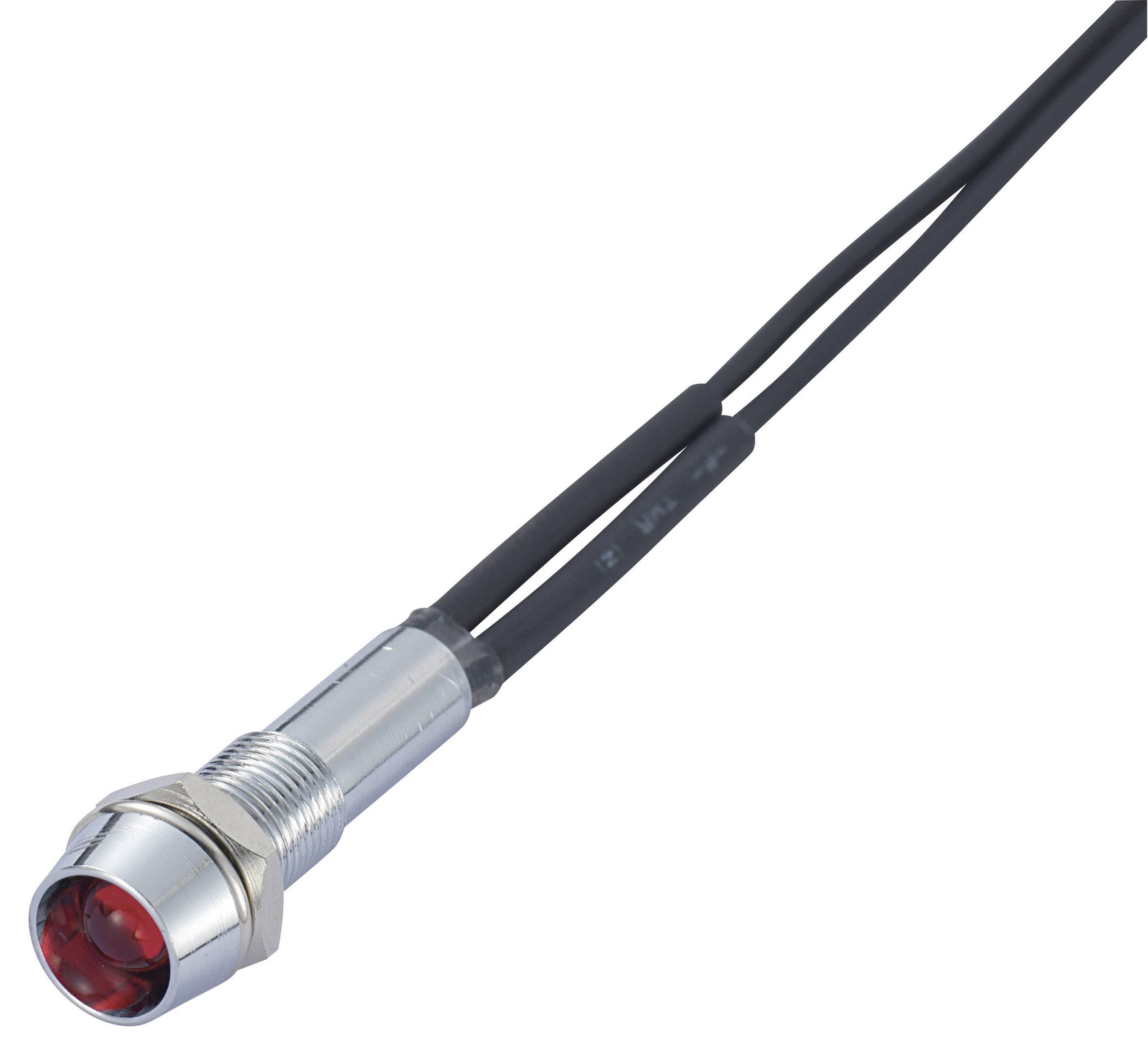 Sedeco Standard indicator light with bulb Red