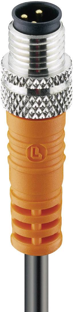 Lumberg Automation 43648-1 RSMV 3-224/5 M Actuator Sensor Cord, M8 Coupler, Angled