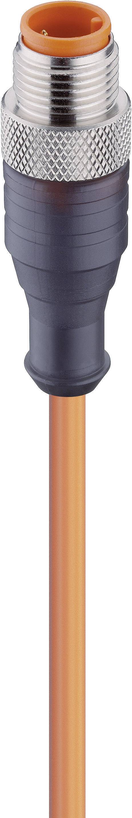 Lumberg Automation 11804-1 RST 4-07/2 M Actuator-sensor Connection, M12 Plug, Straight Orange
