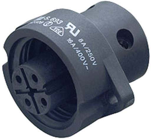 binder 09-4224-00-04 Standard Circular Connector Series 693 Nominal current (details): 16 A Pins: 3 + PE