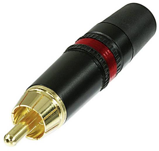 Rean AV NYS373-2 RCA connector Plug, straight Number of pins: 2 Black, Red 1 pc(s)
