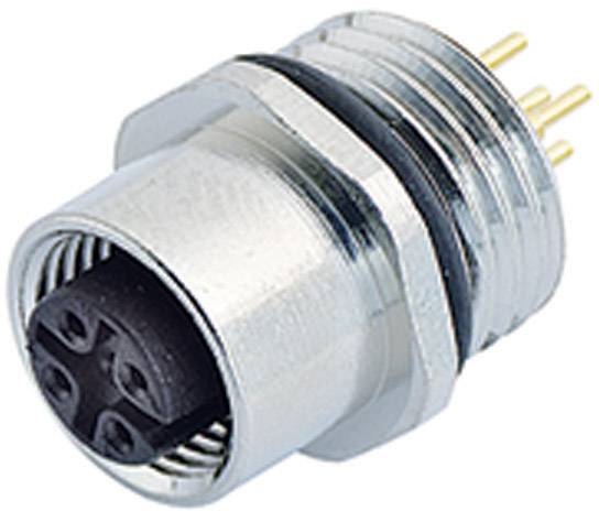 binder 09-3432-88-04 M12 Sensor / Actuator Connector, Screw Closure, Straight