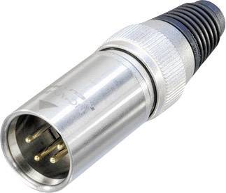 Neutrik NC4MXHD XLR connector Plug, straight Number of pins: 4 Silver 1 pc(s)