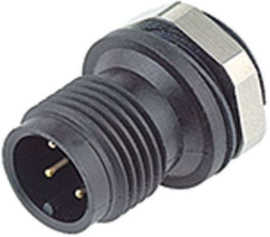 binder 09-0431-81-04 M12 Sensor / Actuator Connector, Screw Cap, Straight