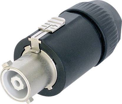 Neutrik NAC3FC-HC Mains connector NAC Plug, straight Total number of pins: 2 + PE 32 A Black 1 pc(s)