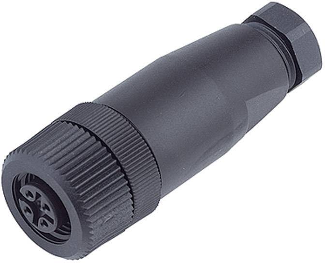 binder 99-0436-10-05 Series 713, M12 Sensor / Actuator Connector, Screw Cap, Straight