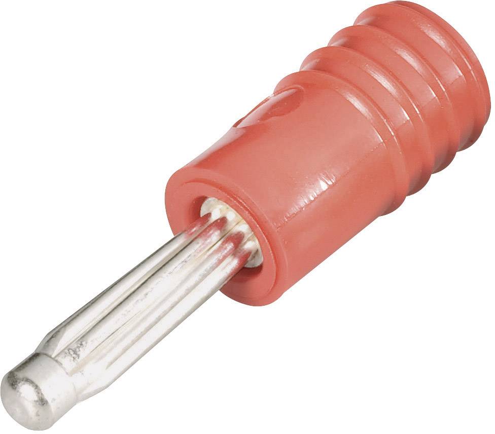 Schnepp ÜS 4020 rt Plug-to-plug connector 4 mm plug - 2 mm socket Red