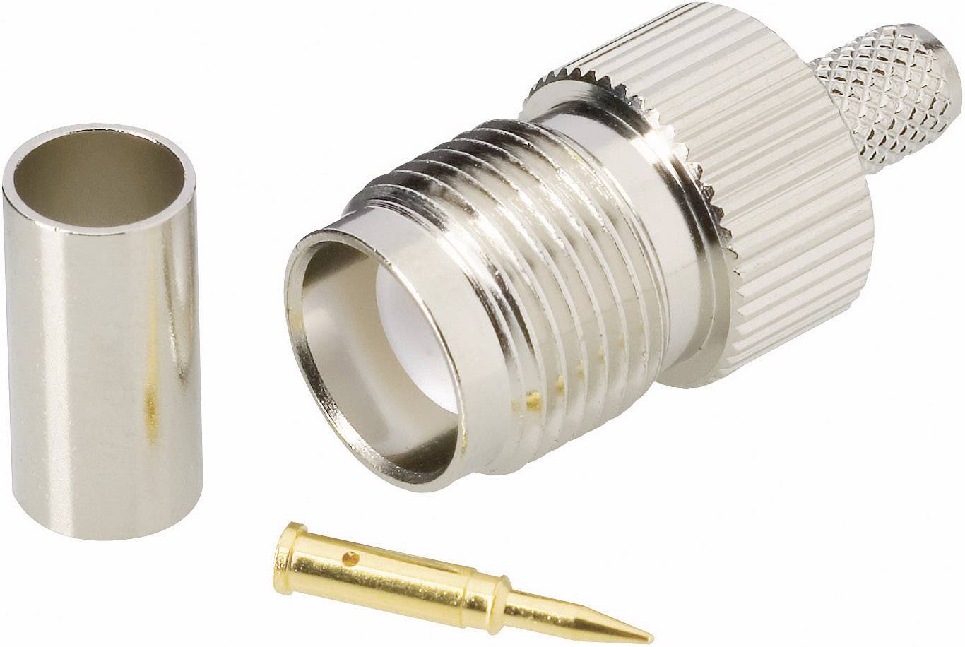 BKL Electronic 0419413 0419413 TNC reverse polarity connector Plug, straight 50 Ω 1 pc(s)