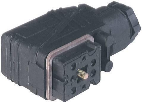 Hirschmann 932 484-100-1 GO 610 WF Contact Box With M16 Cable Gland And Screw Contacts Black Pins:6 + PE