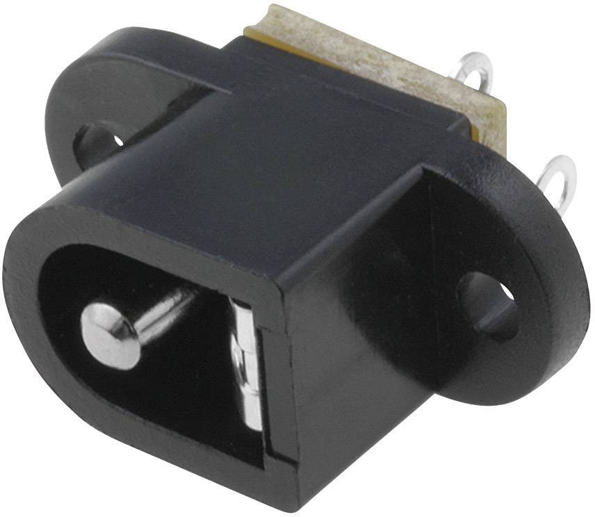 Cliff DC-13A Low power connector Socket, horizontal mount 5.5 mm 2.1 mm