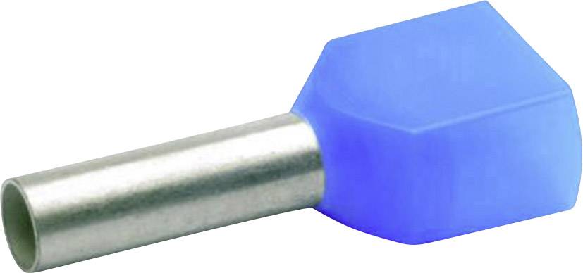 Klauke 87310 Twin ferrule 2.5 mm² Partially insulated Blue 100 pc(s)