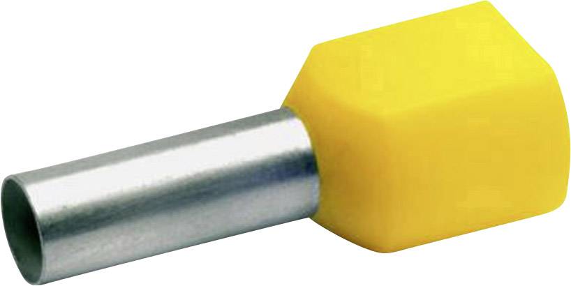 Klauke 87514 Twin ferrule 6 mm² Partially insulated Yellow 100 pc(s)