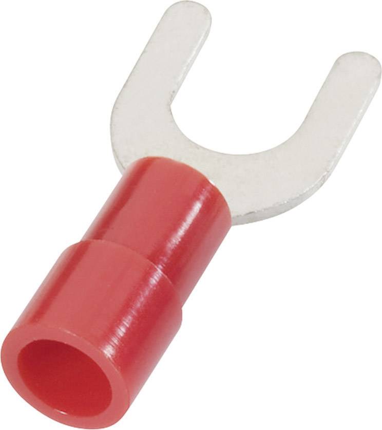Cimco 180124 U terminal 0.50 mm² 1 mm² Hole Ø=4.3 mm Partially insulated Red