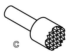 PTR Hartmann 1007-C-0.7N-AU-0.9C Precision test tip