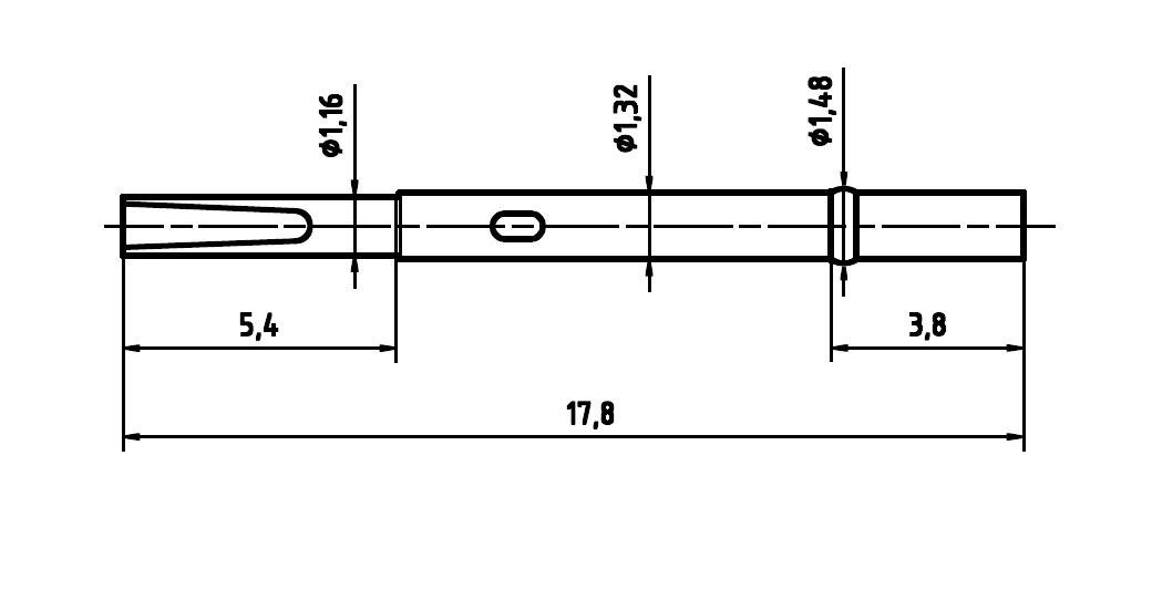 PTR Hartmann H 1010 L Precision test tip sleeve