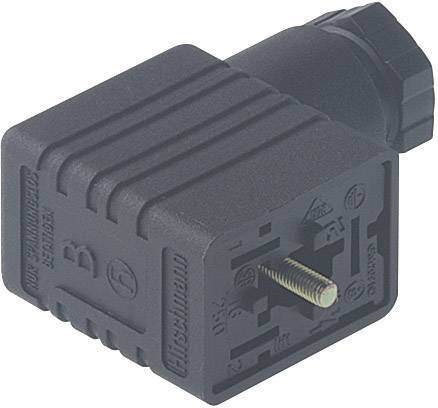 Hirschmann 934 456-100-1 GM 216 NJ Cable Socket, Freely Configurable Black Pins:2 + PE
