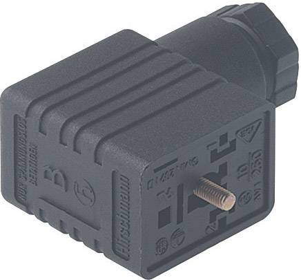 Hirschmann 934 457-100-1 GMN 216 NJ Cable Socket, Freely Configurable Black Pins:2 + PE