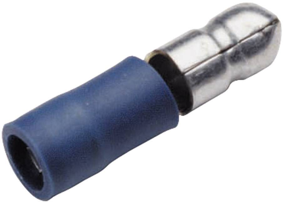 Cimco 180304 Bullet connector 4 mm² 6 mm² Pin diameter: 4 mm Partially insulated Yellow