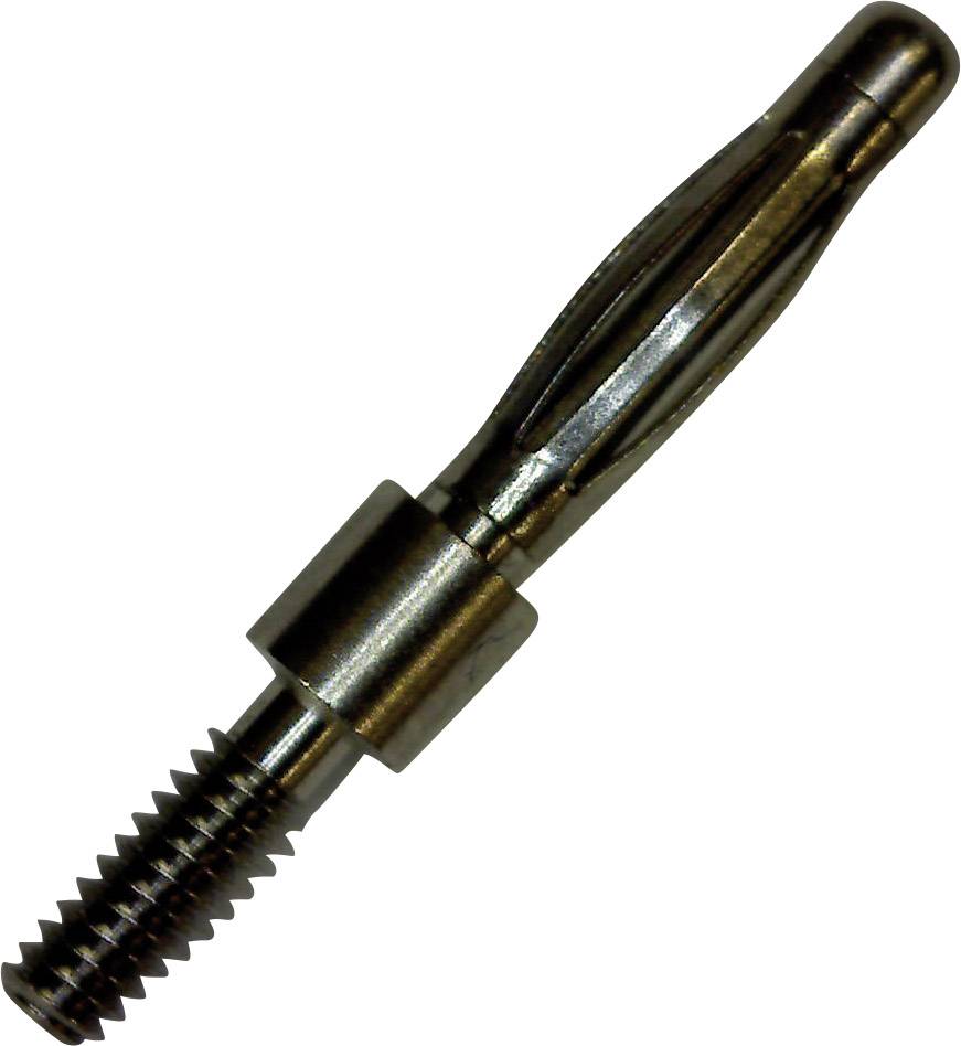 Schnepp EFK 2000 Banana plug Plug, vertical mount Pin diameter: 2 mm Silver