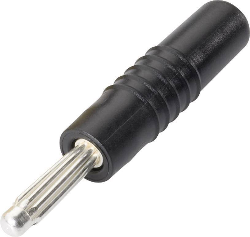 Schnepp S 4000 S Banana plug Plug, straight Pin diameter: 4 mm Black