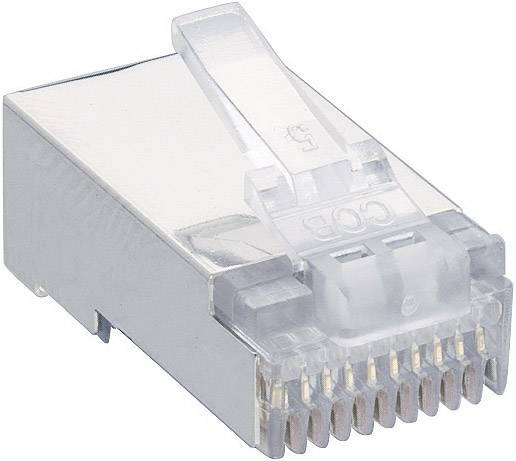 Lumberg P 303 S modular Plug 10p10c RJ48 Plug, straight Transparent