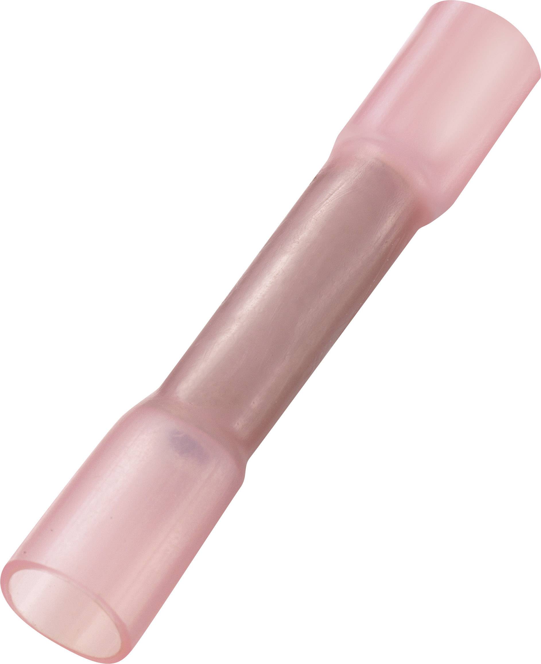 TRU COMPONENTS 739114 Butt joint + heatshrink 0.50 mm² Insulated Red 50 pc(s)