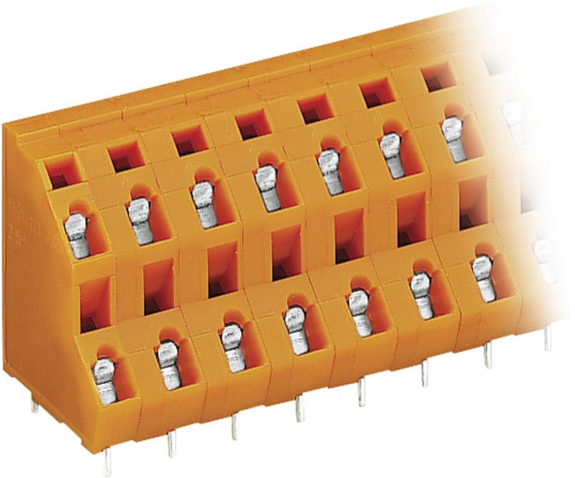 WAGO 736-603 2-tier terminal 2.50 mm² Number of pins 6 Orange
