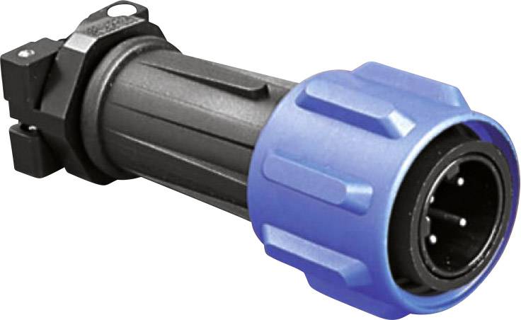 Bulgin PX0911/03/P - Pole IP68 Plug Connector, 900 Series Buccaneer, Standard Flex Cable Mount, 32A