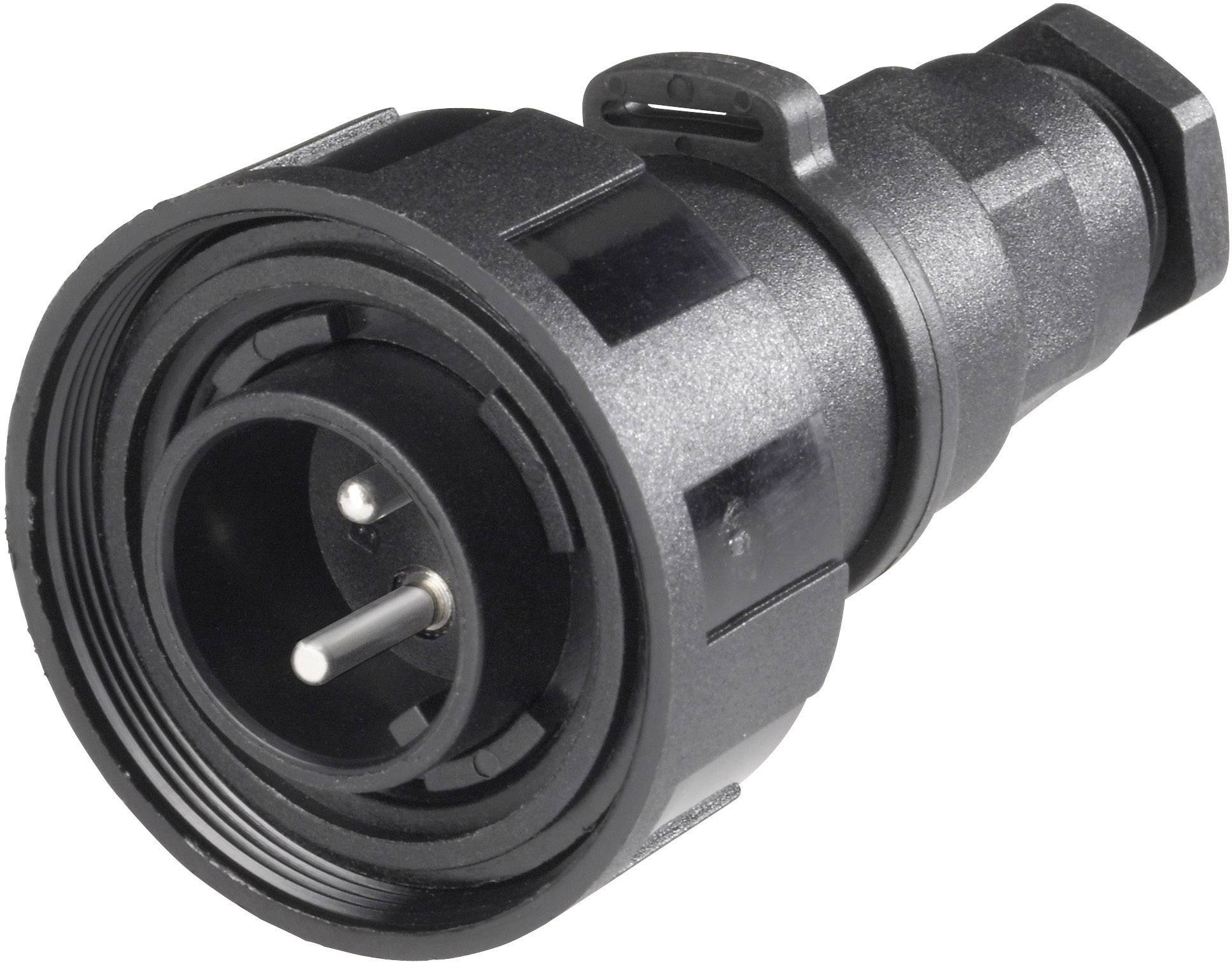 Bulgin PX0731/P - Pole IP68 Pin Connector, Standard Buccaneer, Flex Cable Mount, 10A