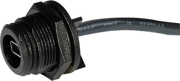 Bulgin PX0446 Mini USB B-panel-mounted Coupler 2.0 - IP68 Socket, built-in Pin connection