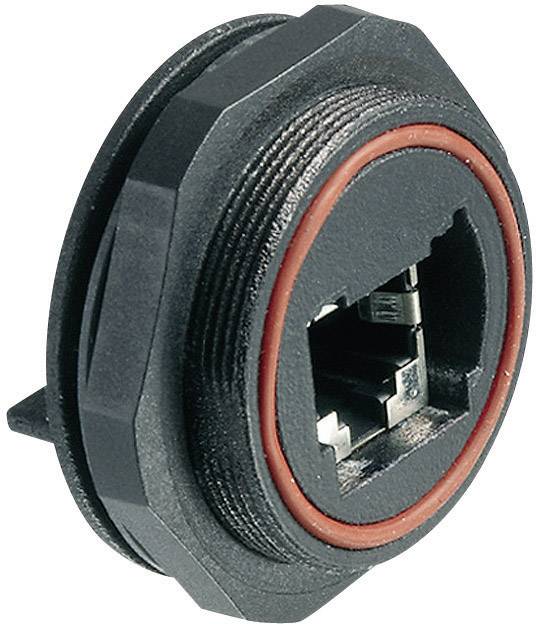 Bulgin PX0839/PC RJ45-mounting Jack - IP68 RJ45 Socket, built-in