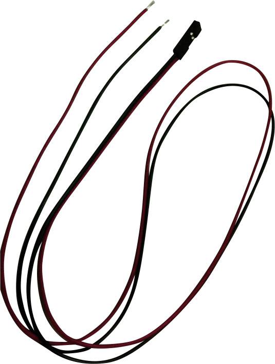 TRU COMPONENTS Pre-fab braid Total number of pins 2 Contact spacing: 2.54 mm 741213