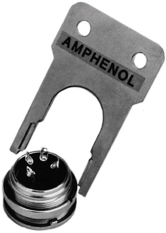 Amphenol N 45 091-000 1 Installation Wrench Pins: -