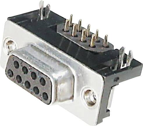 ASSMANN WSW A-DF 09 A/KG-F D-SUB receptacles 90 ° Number of pins: 9 Soldering
