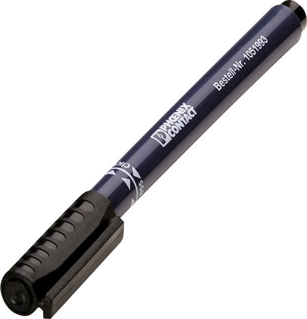 A black felt-tip pen with the inscription 'PHOENIX CONTACT' and 'Order No. 1051993' on the cap.