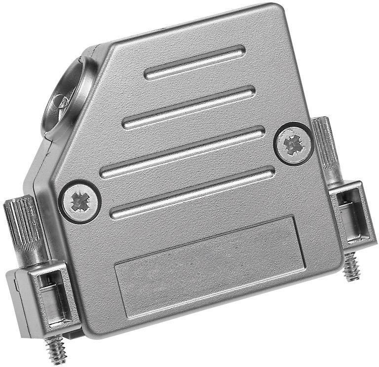 Provertha 47250M25T001 47250M25T001 D-SUB housing Number of pins (num): 25 Plastic, metallised 45 ° Silver 1 pc(s)