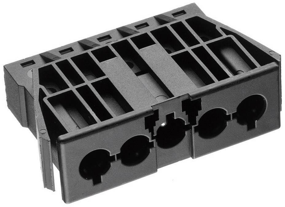 Adels-Contact 168765 Mains connector AC Plug, mount Total number of pins: 4 + PE 16 A Black 1 pc(s)