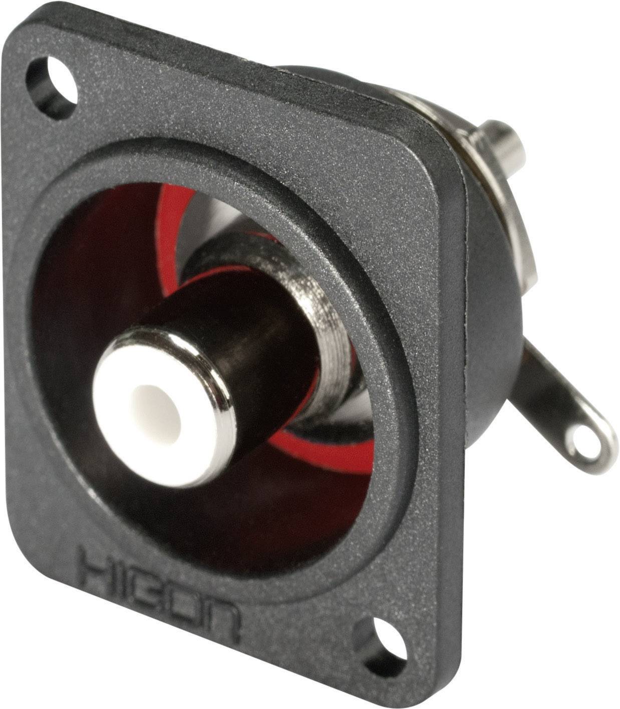 Hicon HI-CEFD-GRN RCA connector Sleeve socket, straight pins Number of pins (num): 2 Green 1 pc(s)