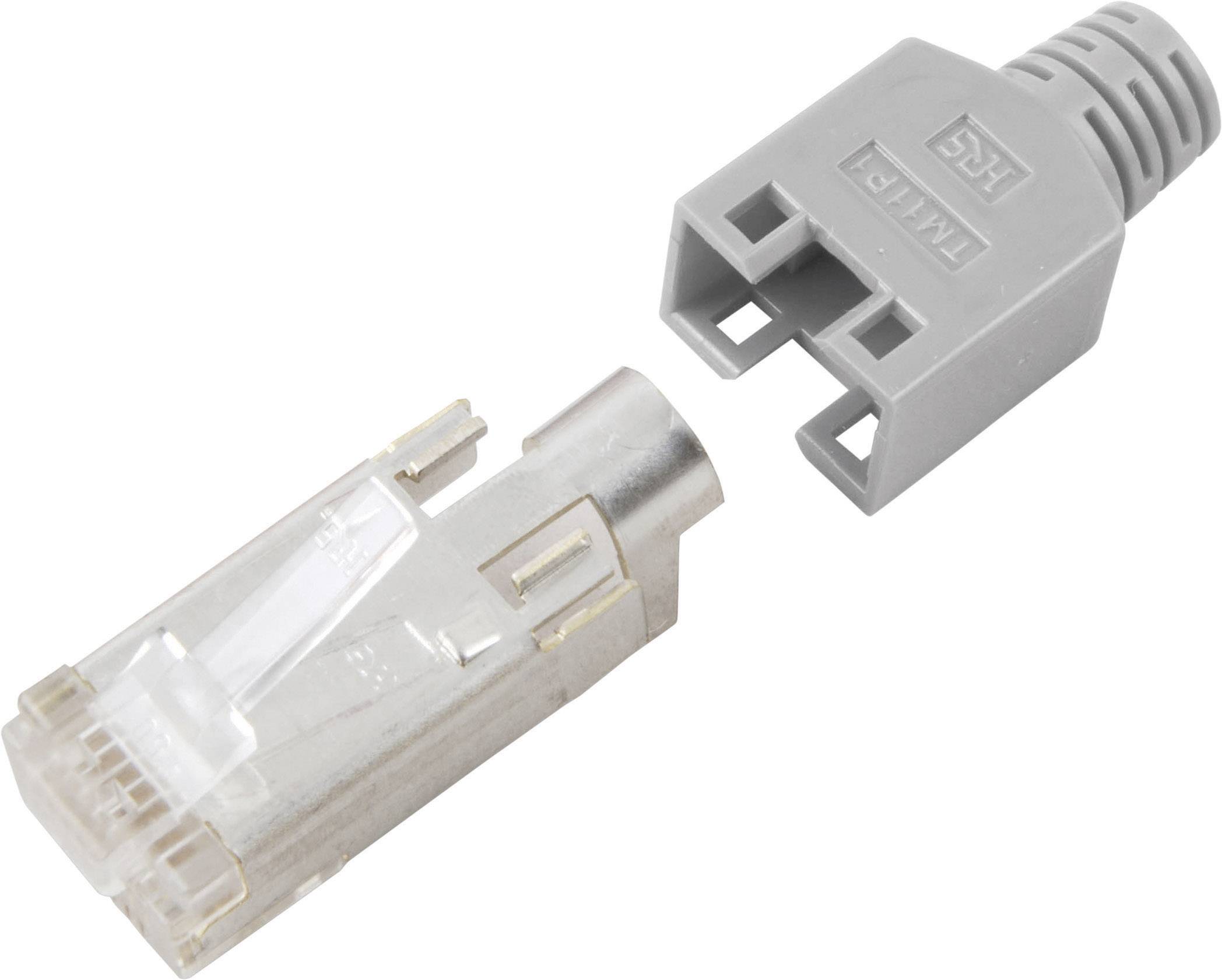 Hirose Electronic RJ45C5E-BL 8P8C RJ45 Plug, straight Blue
