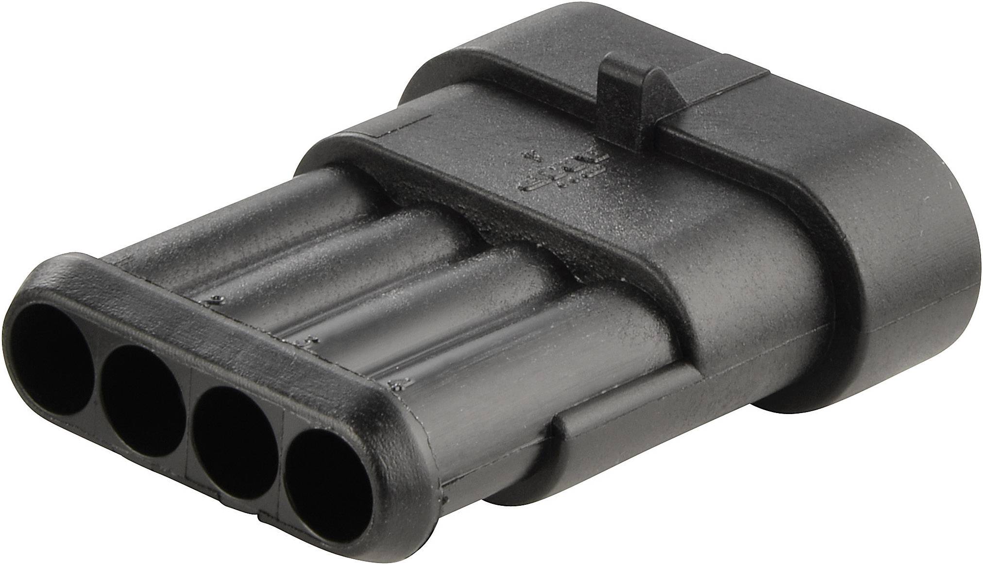 TE Connectivity Pin housing cable AMP-Superseal 1.5mm Series Total number of pins 4 Contact spacing: 6 mm 282106-1
