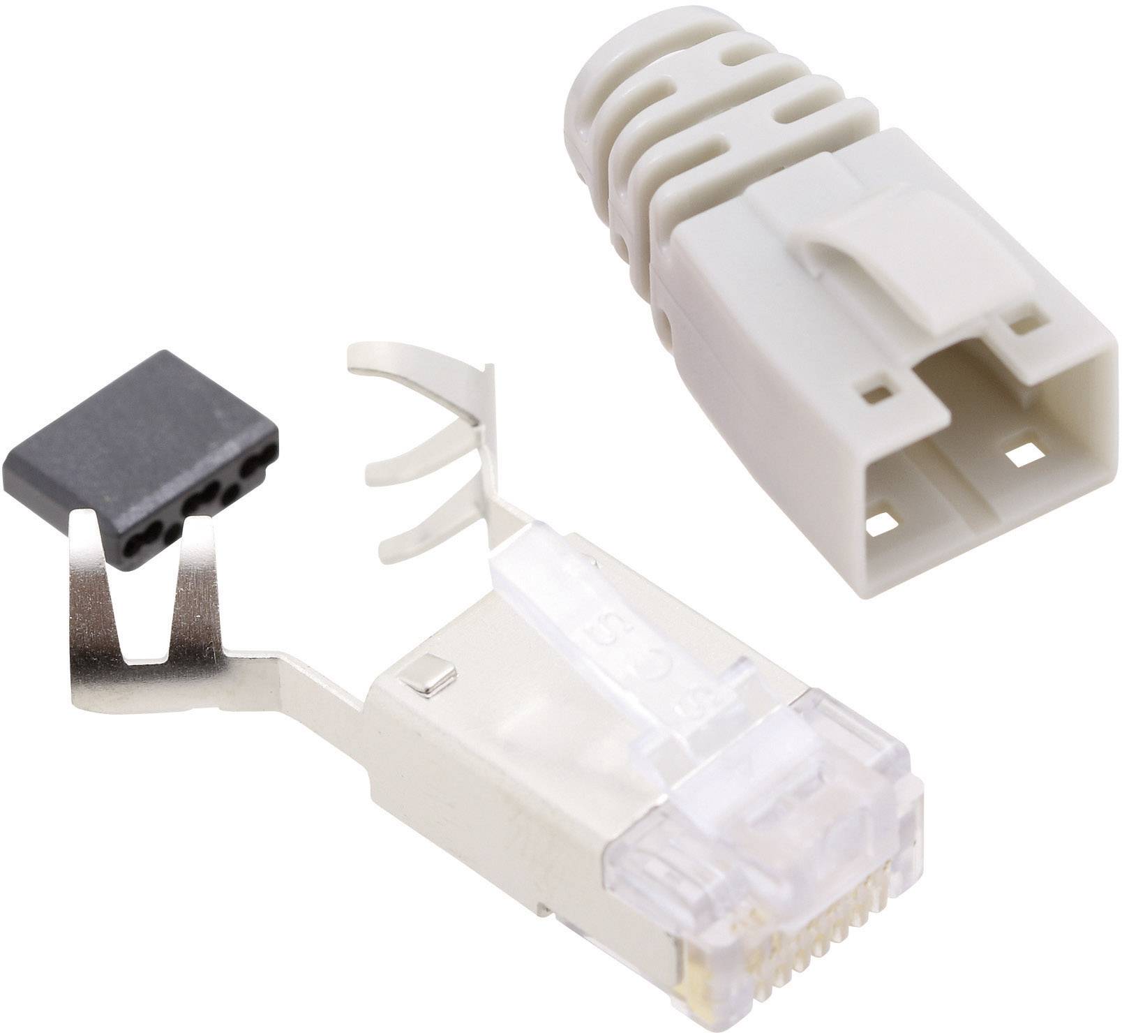 BEL Stewart Connectors SS39GEE SS39GEE RJ45 Connector CAT 6 8P8C RJ45 Plug, straight Yellow