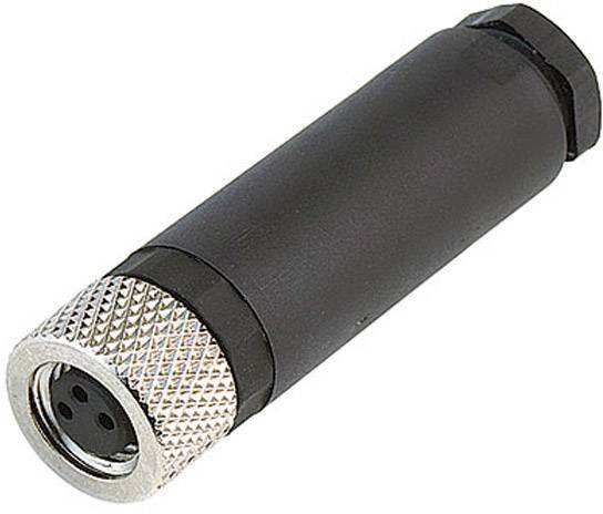 binder 99-3400-100-03 Series 768, Sensor / Actuator Plug Connector M8, Screw Closure, Straight