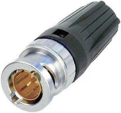 Neutrik NBNC75BJP9 NBNC75BJP9 BNC connector Plug, straight 75 Ω 1 pc(s)
