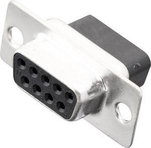 MH Connectors MHDBC09-SS 2101-0190-11 D-SUB receptacles 180 ° Number of pins: 9 Crimp