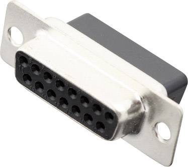 MH Connectors MHDBC15-SS 2101-0190-12 D-SUB receptacles 180 ° Number of pins: 15 Crimp