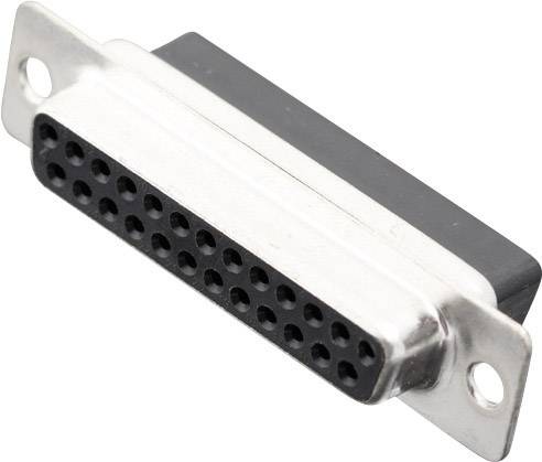 MH Connectors MHDBC25-SS 2101-0190-13 D-SUB receptacles 180 ° Number of pins: 25 Crimp