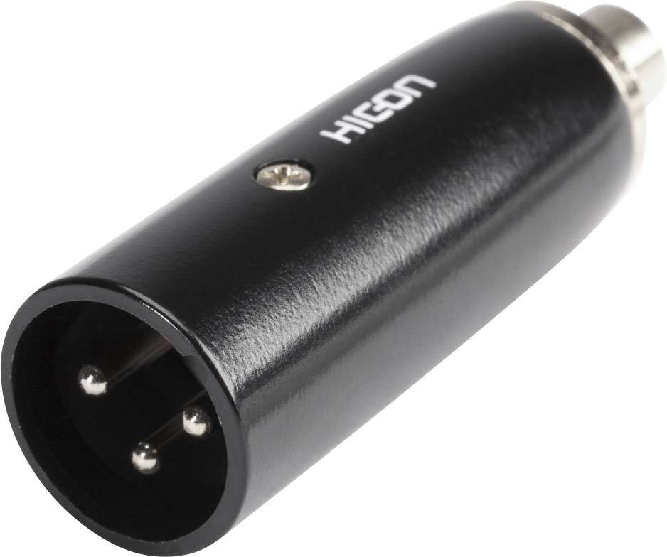 Hicon HI-X3CI-MF XLR adapter XLR plug - RCA socket (phono) 1 pc(s)